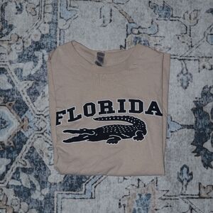 Beige Florida T-shirt size small